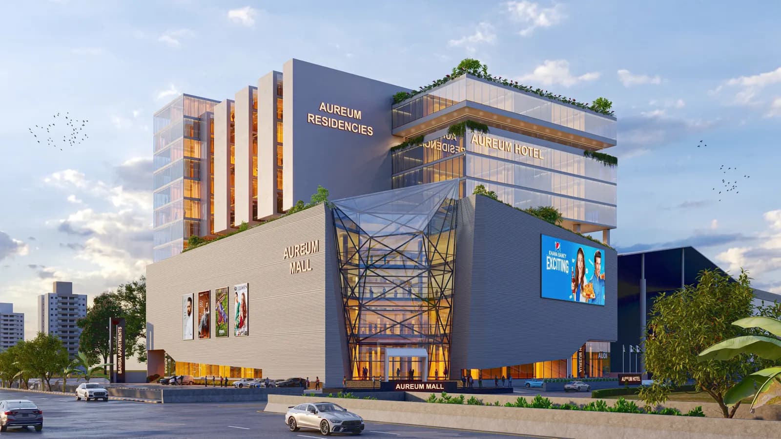 Aureum Mall & Residences render 2