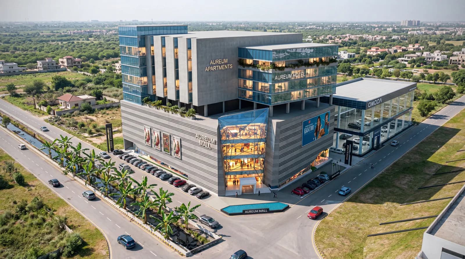 Aureum Mall & Residences render 3