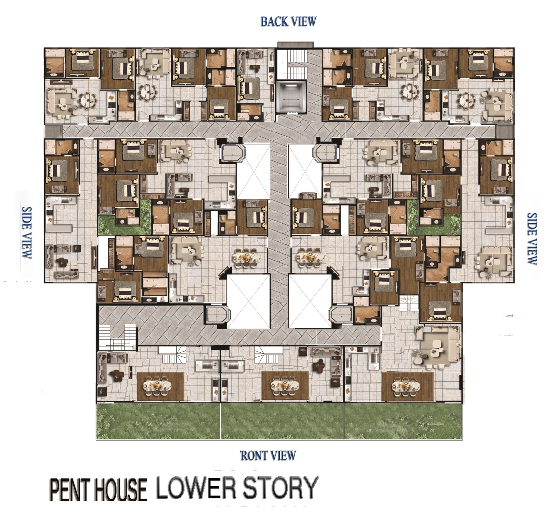Penthouse — Lower Storey