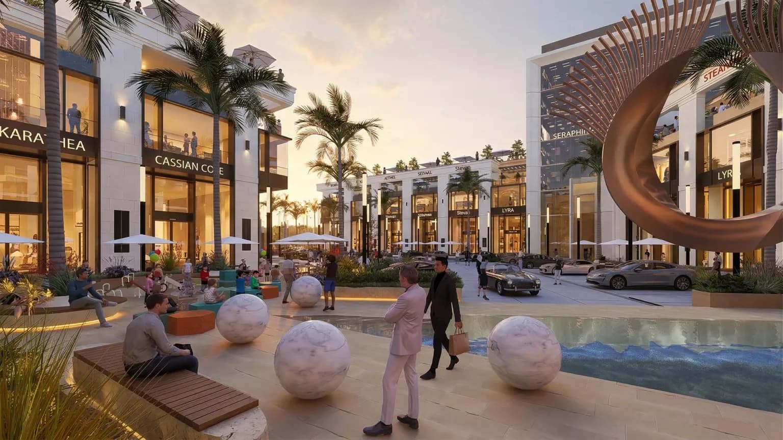 Sunset Square render 2