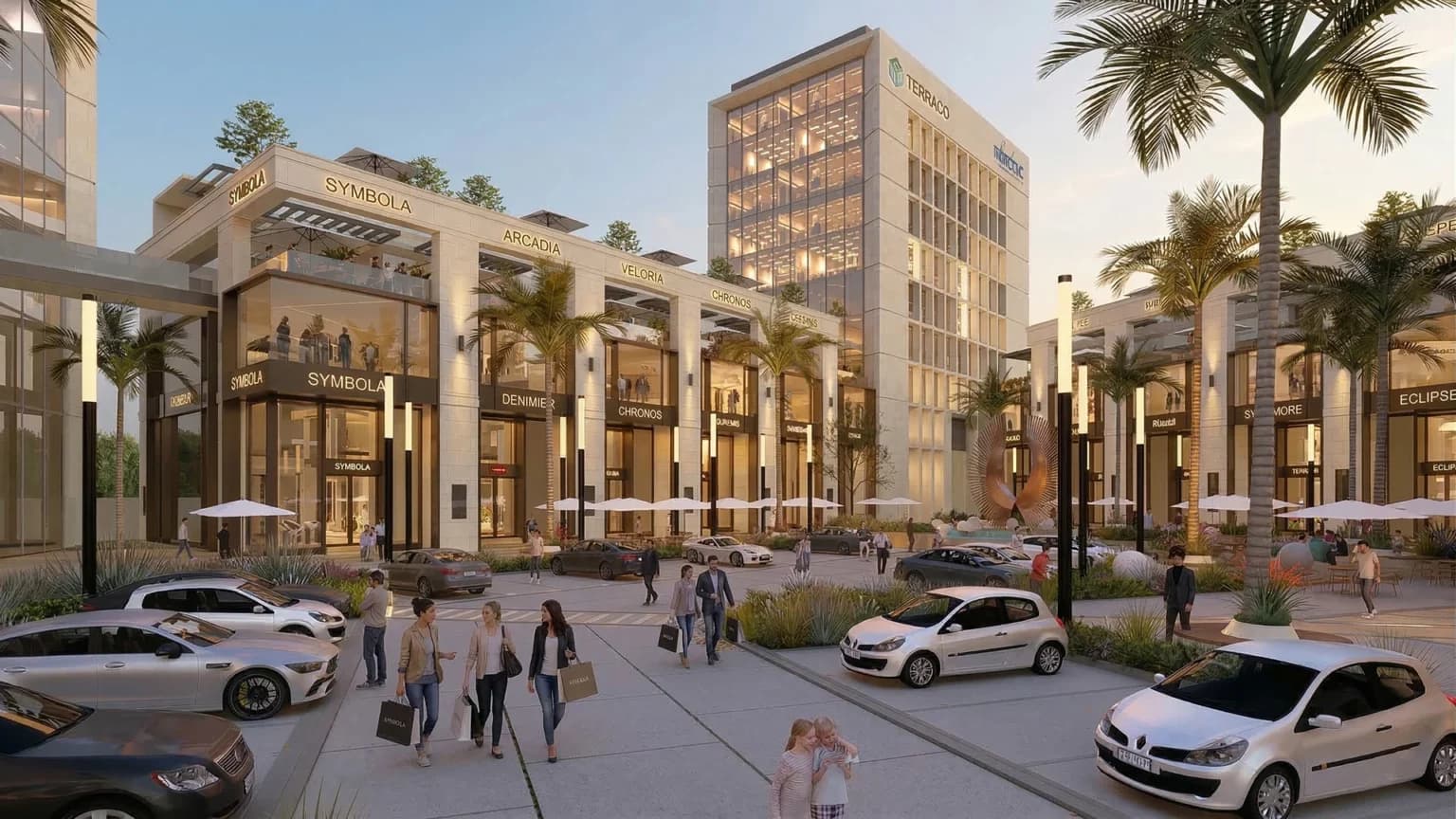 Sunset Square render 3